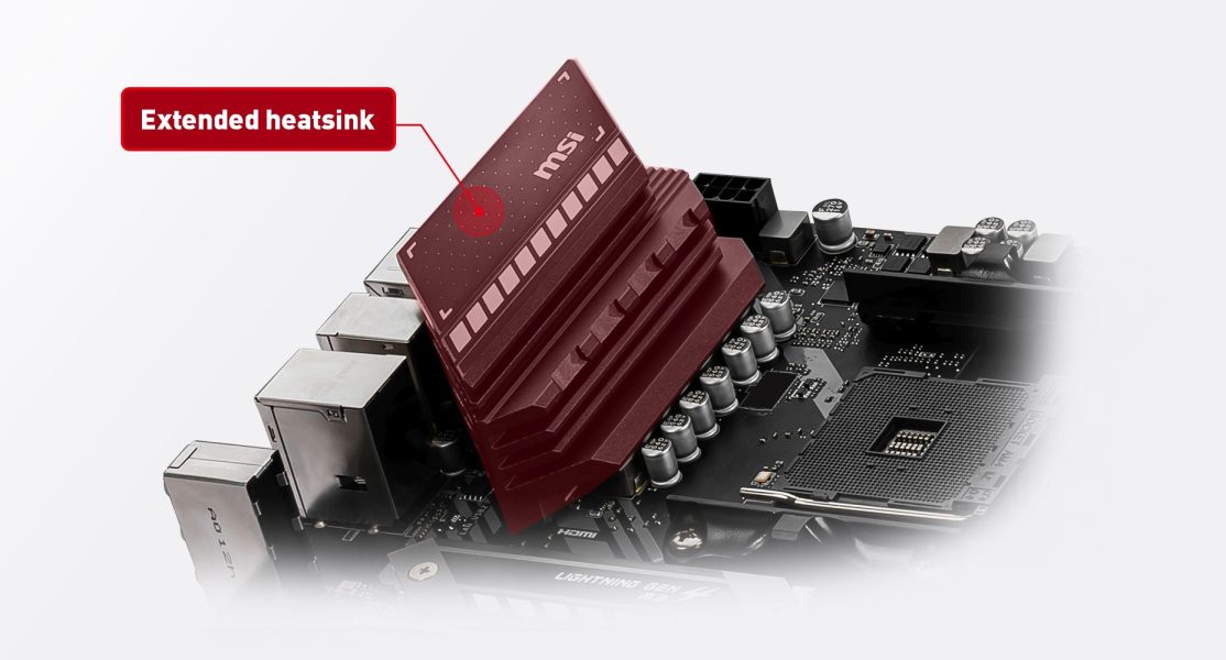 MSI MAG B550M BAZOOKA THERMAL SOLUTION FOR MORE CORES AND HIGHER PERFORMANCE
