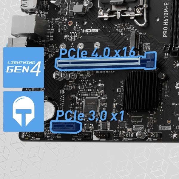 MSI Pro H610M-E Anakart a5