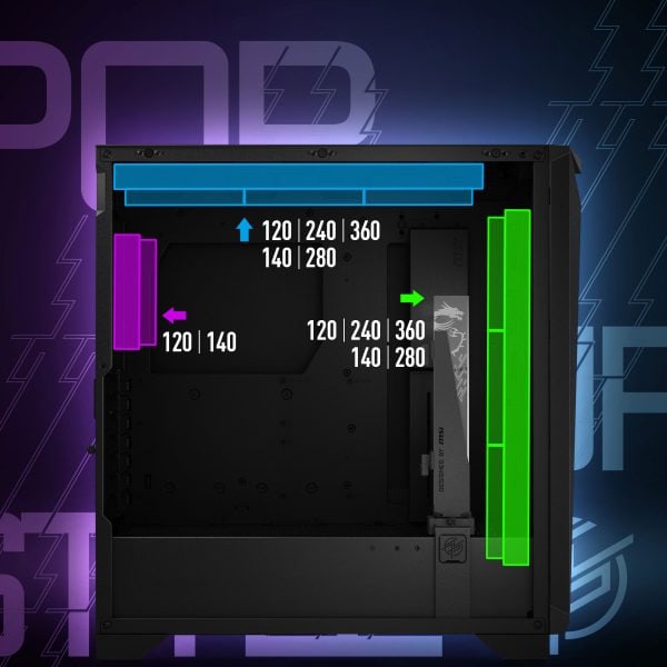 MSI GUNGNIR 300R ARGB Airflow Kasa a8