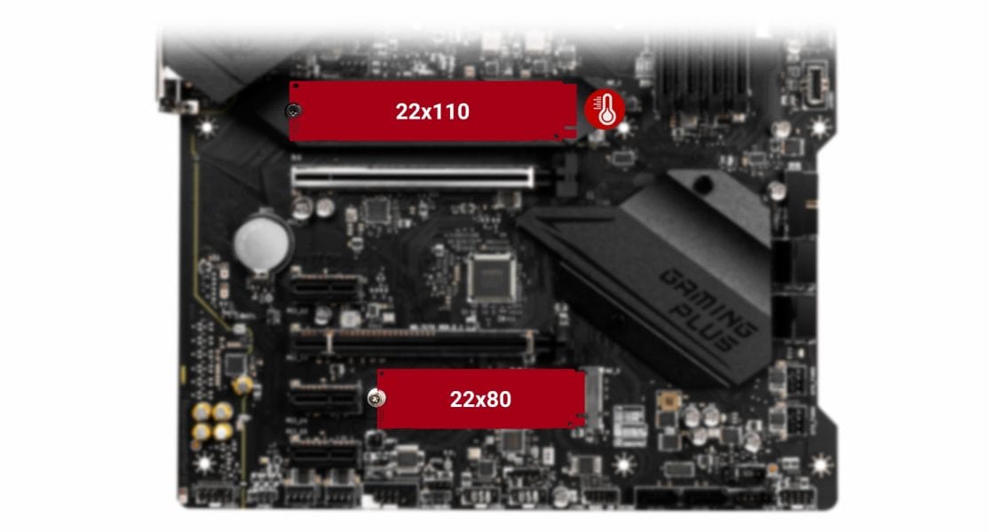 MSI MPG Z490 GAMING PLUS TWIN TURBO M.2 and M.2 SHIELD FROZR
