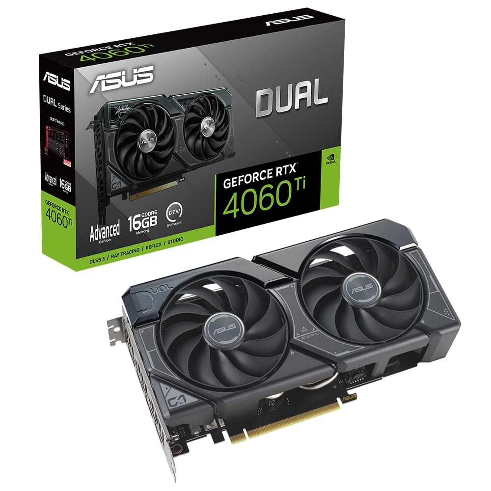 Asus Dual Geforce Rtx 4060 Ti Advanced Edition 16gb Gddr6 128 Bit Dlss 3 Ekran Karti