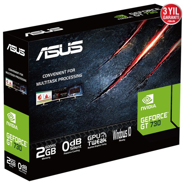 Asus Geforce Gt 730 Sl 2gd5 Brk E 2gb Gddr5 64 Bit Ekran Karti 5
