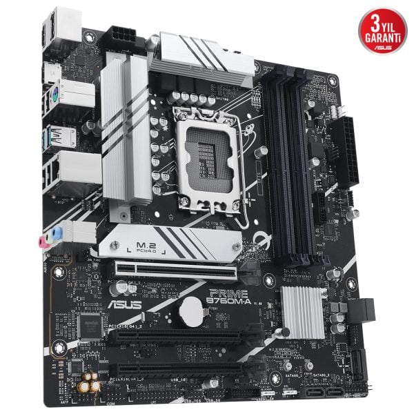 Asus Prime B760m A Csm 7200mhz Oc Ddr5 Soket 1700 M 2 Hdmi Dp Matx Anakart 3