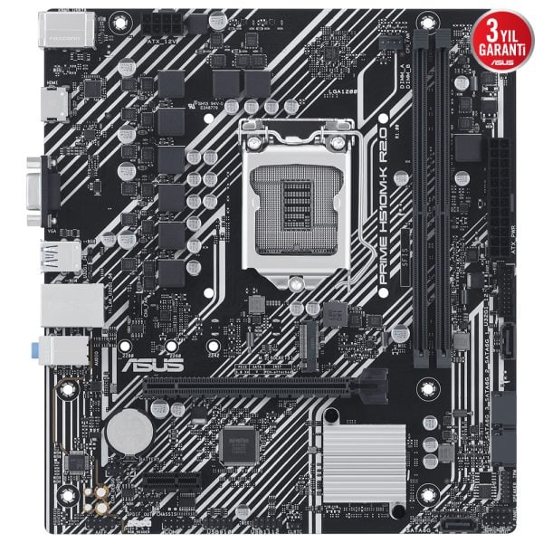 Asus Prime H510m K R2 0 3200mhz Oc Ddr4 Soket 1200 M 2 Hdmi Vga Matx Anakart 1