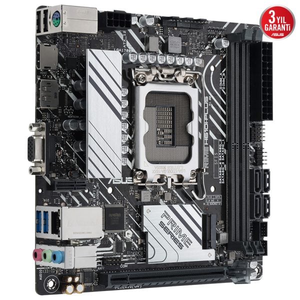 Asus Prime H610i Plus Csm 5600mhz Oc Ddr5 Soket 1700 M 2 Hdmi Dp Vga Mini Itx Anakart 2