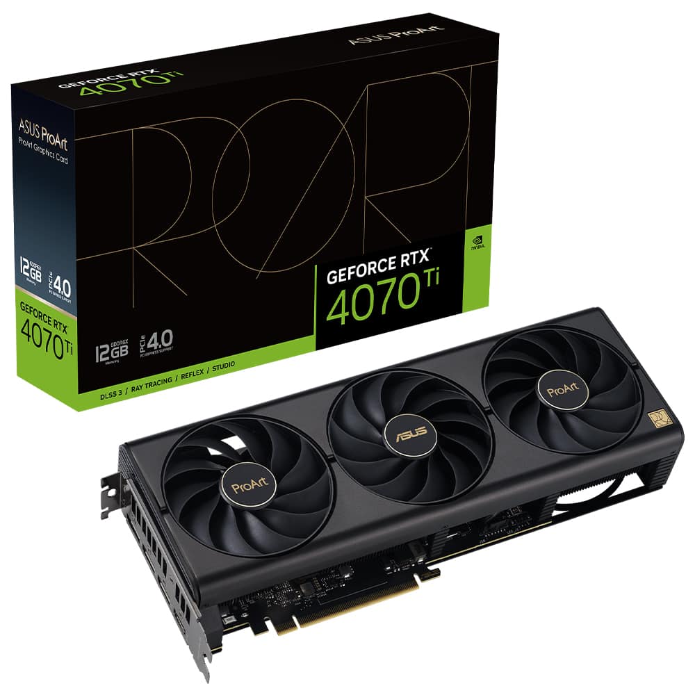 Asus Proart Geforce Rtx 4070 Ti 12gb Gddr6x 192 Bit Dlss 3 Ekran Karti