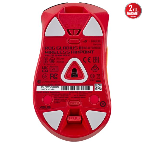 Asus Rog Gladius Iii Wireless Aimpoint Eva 02 Edition Kablosuz Gaming Mouse 90mp03f0 Bmua00 6