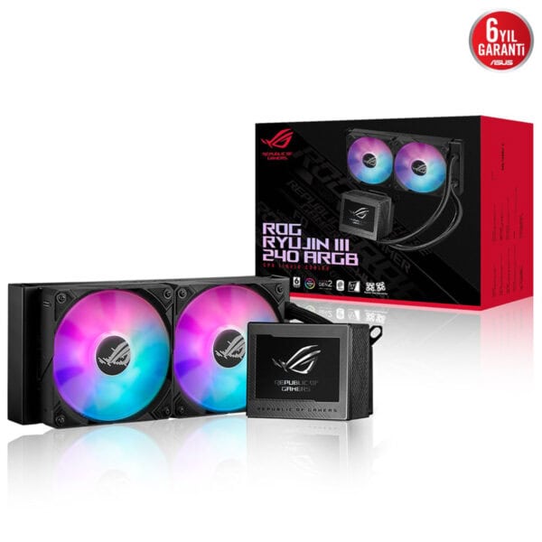 Asus Rog Ryujin Iii 240 Argb Oled 240mm Intel Amd Uyumlu Siyah İşlemci Sıvı Soğutucu 2