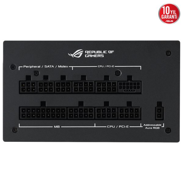 Asus Rog Strix 1200g Aura 1200w 80 Gold Full Moduler 135mm Fanli Guc Kaynagi 8