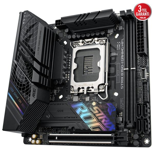 Asus Rog Strix B760 I Gaming Wifi 7600mhz Oc Ddr5 Soket 1700 M 2 Hdmi Dp Mini Itx Anakart 5