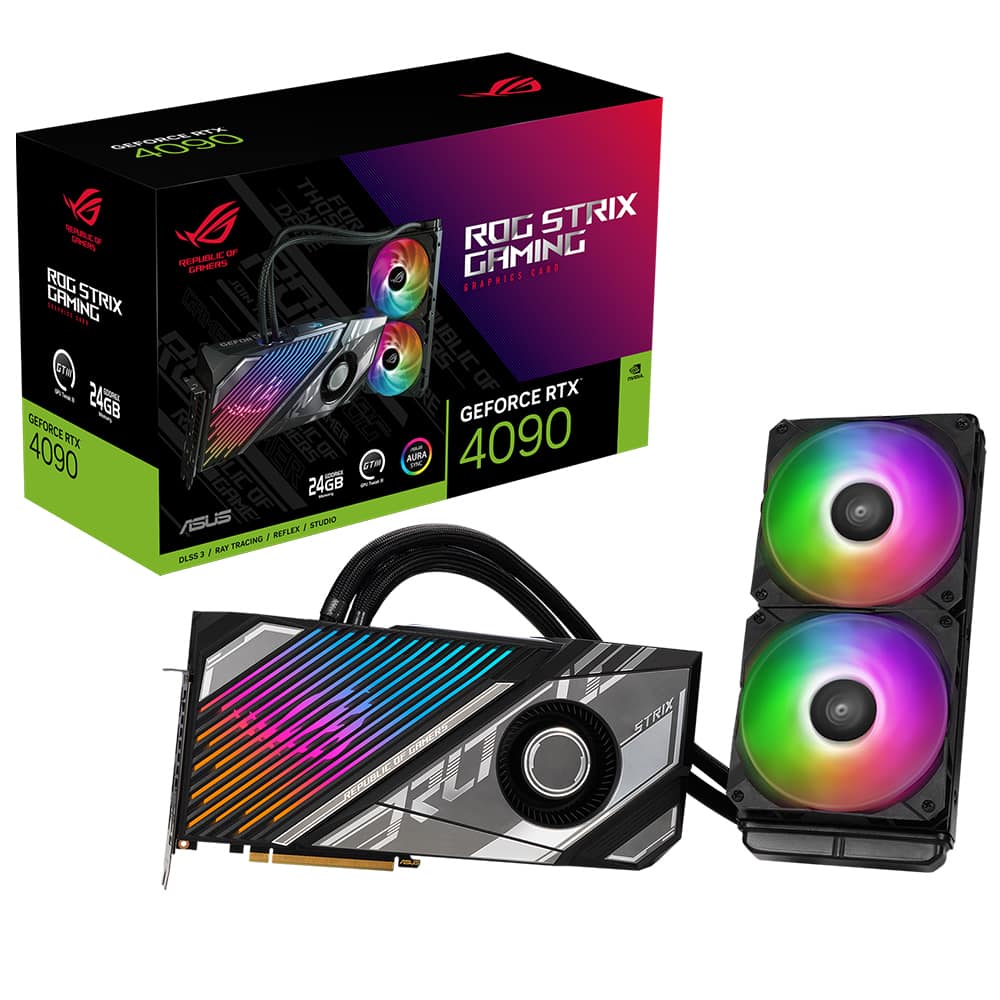 Asus Rog Strix Lc Geforce Rtx 4090 24gb Gddr6x 384 Bit Dlss 3 Ekran Karti