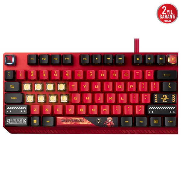 Asus Rog Strix Scope Rx Eva 02 Edition Rx Red Switch Rgb Kablolu Turkce Mekanik Gaming Klavye 2