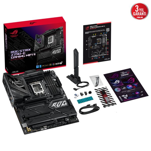 Asus Rog Strix Z790 E Gaming Wifi 8000mhz Oc Ddr5 Soket 1700 M 2 Hdmi Dp Atx Anakart 8