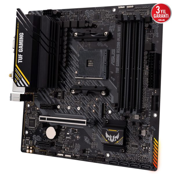 Asus Tuf Gaming A520m Plus Wifi 4866mhz Oc Ddr4 Soket Am4 M 2 Hdmi Dp Vga Matx Anakart 3
