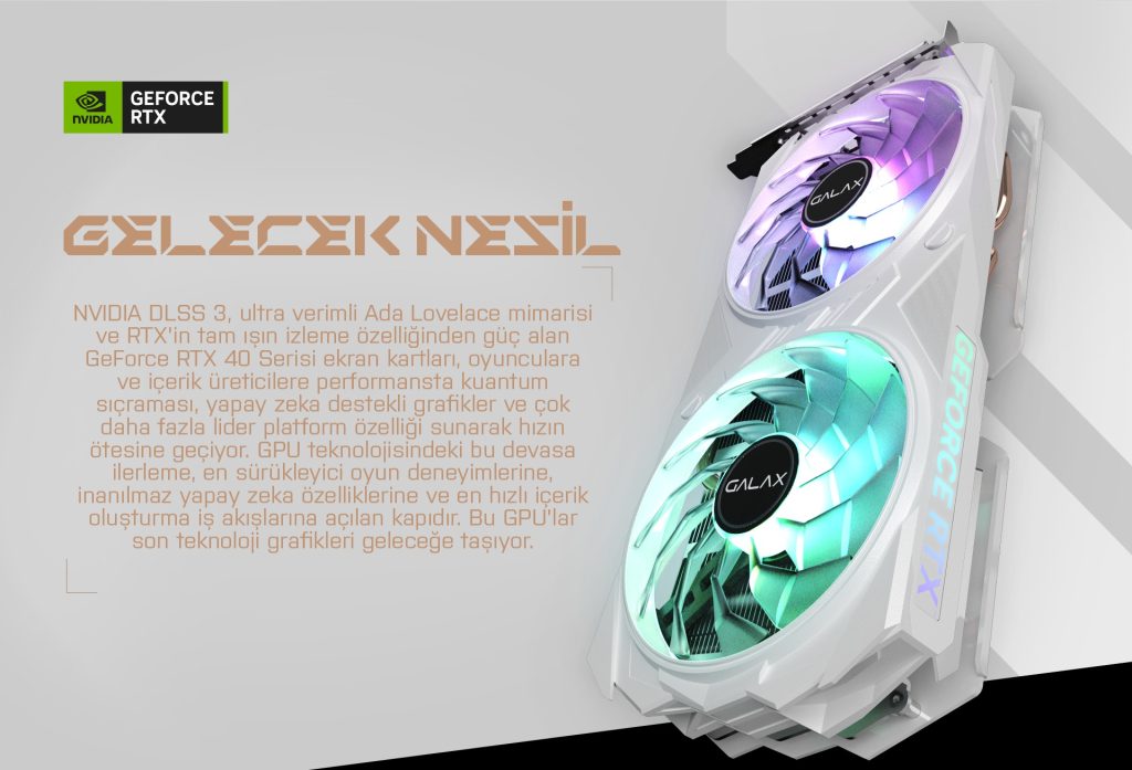 Galax Ex White 1 Click Oc Geforce Rtx 4060 8gb Gddr6 128 Bit Dlss 3 Ekran Karti 46nsl8md8nwe 2 Yil Birebir Degisim Garantili H2