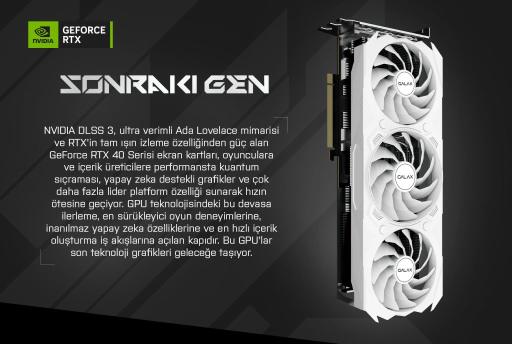 Galax Geforce Rtx 4070 Ti Ex Gamer White 1 Click Oc 12gb Gddr6x 192 Bit Dlss 3 Ekran Karti 47iom7md7bgw 2 Yil Birebir Degisim Garantili H2