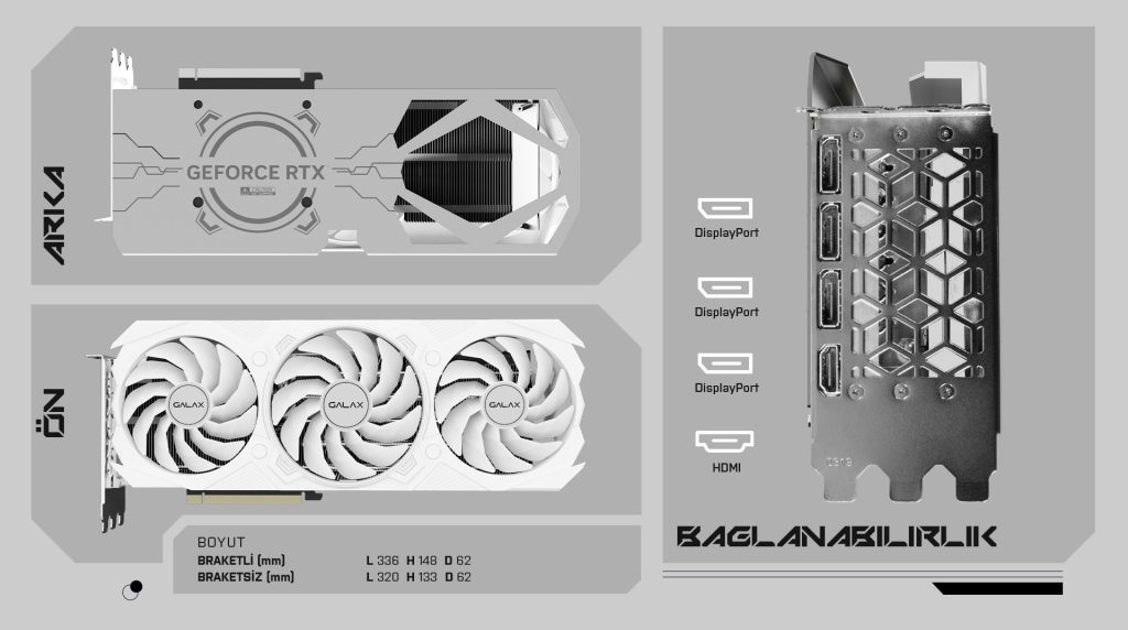 Galax Geforce Rtx 4070 Ti Ex Gamer White 1 Click Oc 12gb Gddr6x 192 Bit Dlss 3 Ekran Karti 47iom7md7bgw 2 Yil Birebir Degisim Garantili H9