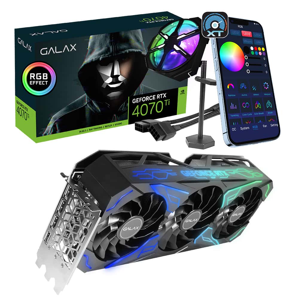 Galax Sg 1 Click Oc Geforce Rtx 4070 Ti 12gb Gddr6x 192 Bit Dlss 3 Ekran Karti 47iom7md6msg 2 Yil Birebir Degisim Garantili