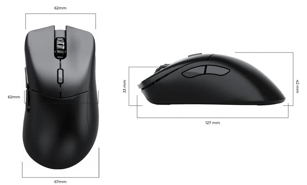 Glorious Model D 2 Pro 1k Polling Mouse (glo Ms Pdwv2 1k B) Yh5