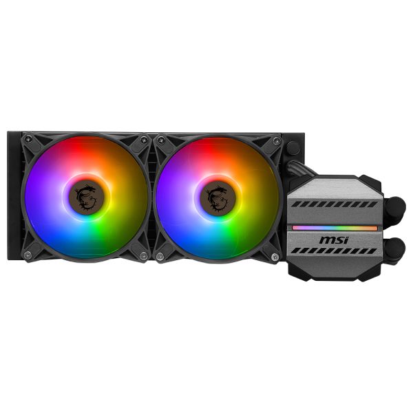 Msi Mag Coreliquid M240 Argb 240mm Intel Amd Uyumlu Sivi Sogutucu 5