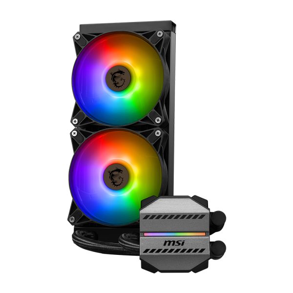 Msi Mag Coreliquid M240 Argb 240mm Intel Amd Uyumlu Sivi Sogutucu 6