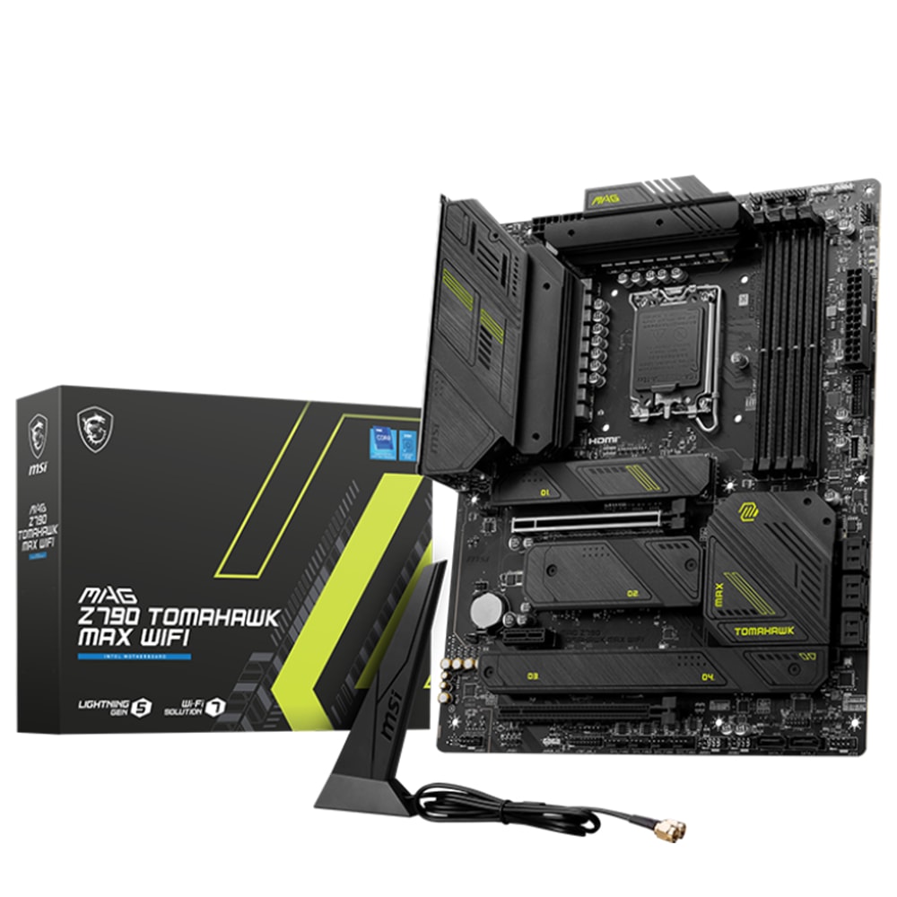 Msi Mag Z790 Tomahawk Max Wifi 7800mhz Oc Ddr5 Soket 1700 M 2 Hdmi Dp Atx Anakart