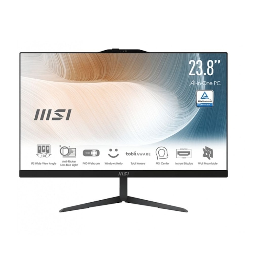 Msi Modern Am242 12m 001eu Intel Core I7 1260p 16gb 250gb Ssd 23 8 Inc Full Hd W11 Home All In One Bilgisayar