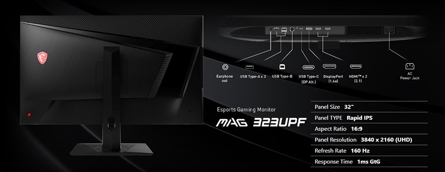 MSI MAG 323UPF Monitör a19