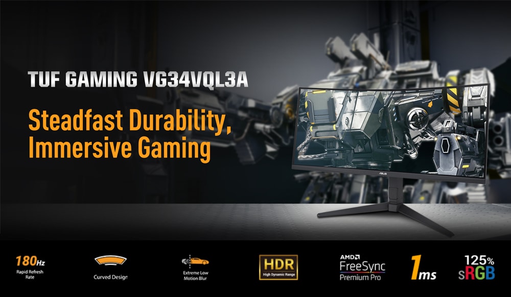 TUF Gaming VG34VQL3A ASUS TUF Gaming VG34VQL3A Gaming Monitör a2