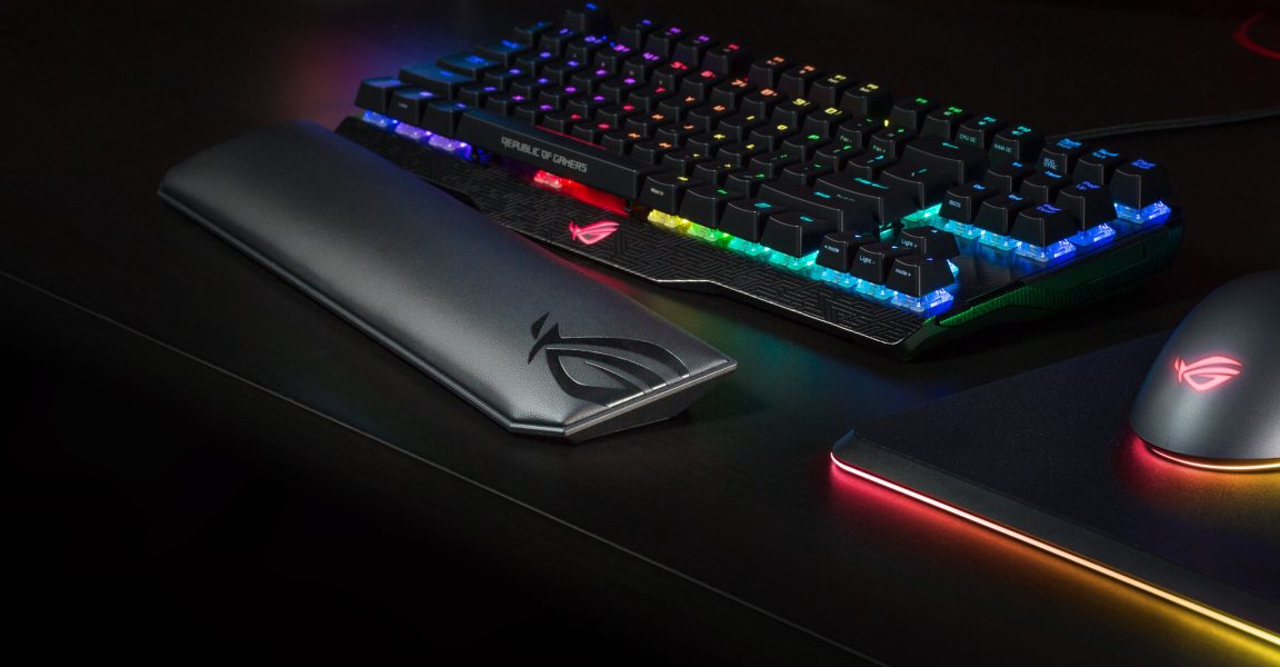ASUS ROG Gaming Wrist Rest Gaming Klavye Bilek Desteği a2