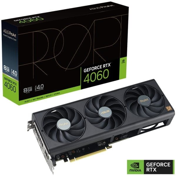 ProArt GeForce RTX™ 4060 8GB GDDR6 ProArt GeForce RTX™ 4060 8GB GDDR6