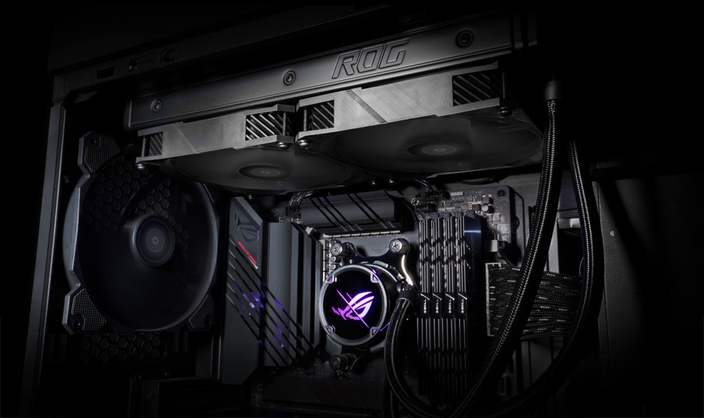 ROG STRIX LC II 360 Asus Rog Strix LC II 360 Aura V2 RGB Sıvı Soğutucu a4