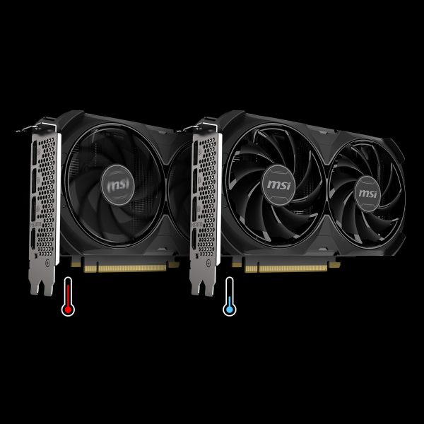MSI GeForce RTX 4060 Ti Ventus 2X Black 16GB OC Ekran Kartı a5