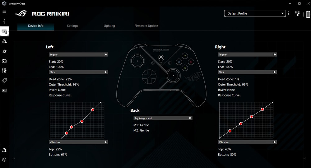 ROG Raikiri Asus ROG Raikiri GU200X Gamepad a6