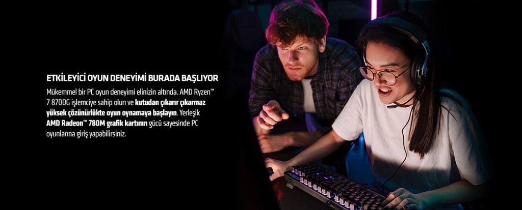 Amd Ryzen 7 8700g 5 1ghz 16mb Onbellek 8 Cekirdek Am5 Islemci H1