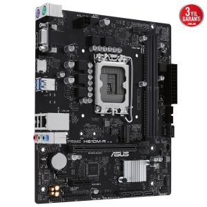 Asus Prime H610m R Si 5600mhz Oc Ddr5 Soket 1700 M 2 Hdmi Dp Vga Matx Anakart 1