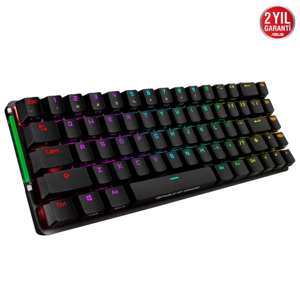 Asus Rog Falchion Nx Red Switch Rgb Kablosuz Turkce Mekanik Gaming Klavye 2