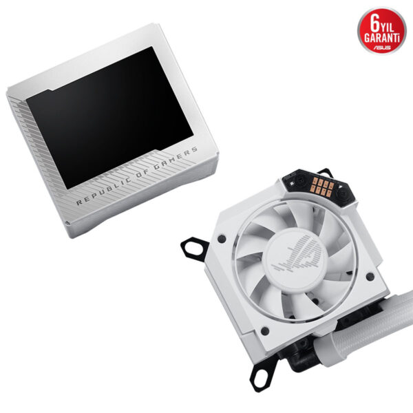 Asus Rog Ryujin Iii 240 Argb 240mm Intel Amd Uyumlu Beyaz İşlemci Sıvı Soğutucu 6