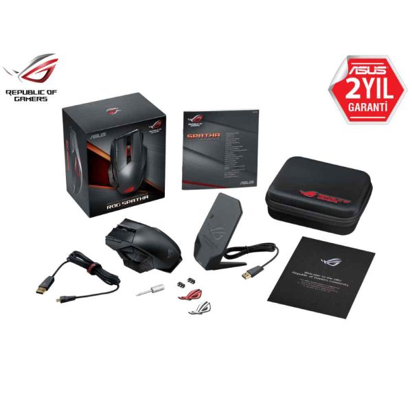 Asus Rog Spatha Kablosuz Gaming Mouse 6