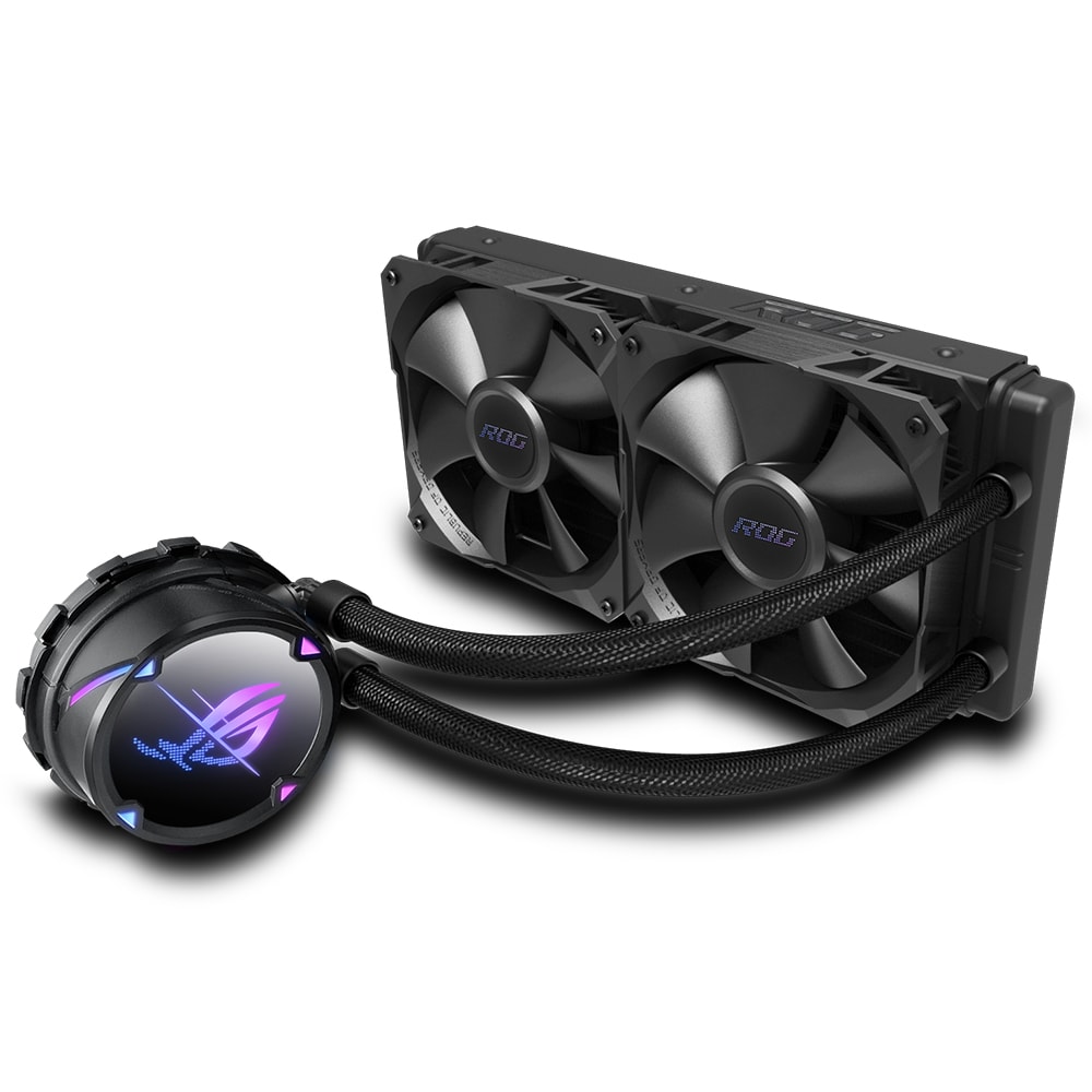 Asus Rog Strix Lc Ii 240 Rgb V2 240mm Intel Intel Amd Uyumlu Islemci Sivi Sogutucu