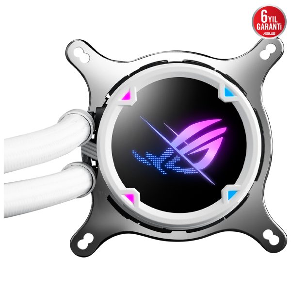 Asus Rog Strix Lc Ii 360 Argb 360mm Intel Amd Uyumlu Beyaz Islemci Sivi Sogutucu 2