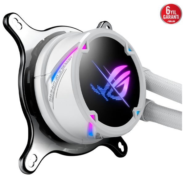 Asus Rog Strix Lc Ii 360 Argb 360mm Intel Amd Uyumlu Beyaz Islemci Sivi Sogutucu 3