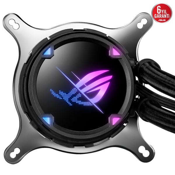 Asus Rog Strix Lc Ii 360 Aura V2 Argb 360mm Islemci Sivi Sogutucu 1