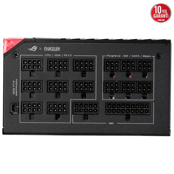 Asus Rog Thor 1000w Platinum Ii Eva Edition 1000w 80 Platinum Full Moduler 135mm Fanli Guc Kaynagi 12
