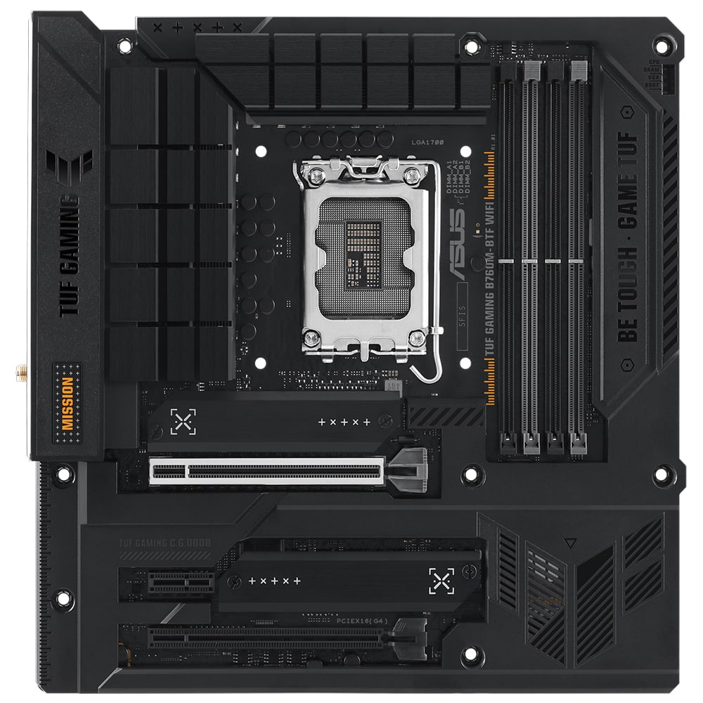 Asus Tuf Gaming B760m Btf Wifi 7200mhz Oc Ddr5 Soket 1700 M 2 Hdmi Dp Matx Anakart