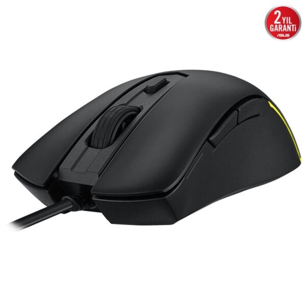 Yüksek hassasiyete sahip ergonomik gaming fare, dayanıklı yapısı ve hızlı tepki süresi ile bilgisayar oyunları ve e-spor için ideal, kablolu tasarım ve çok yönlü kontrol özellikleriyle dikkat çeker.