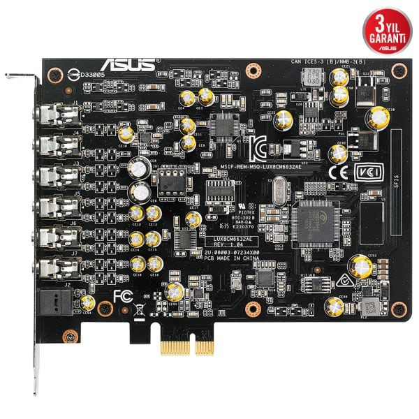 Asus Xonar Ae 7 1 Kanal Pci Express Hi Res 150ohm 110db Gaming Ses Karti Y1