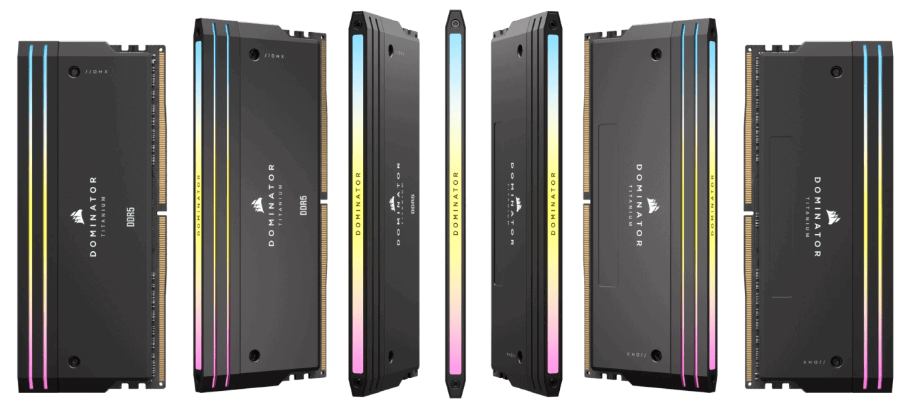 Corsair Dominator Titanium White RGB Ram a1