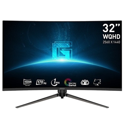 MSI G32CQ5P 31.5 inç 170Hz 1Ms Curved Adaptive Sync WQHD VA Gaming Monitör