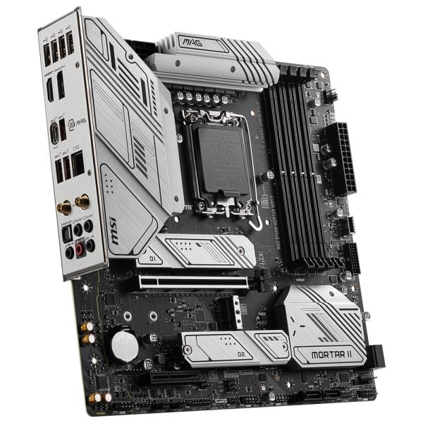 Msi Mag B760m Mortar Wifi Ii 7800mhz Oc Ddr5 Soket 1700 M 2 Hdmi Dp Matx Anakart 3